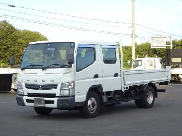 三菱 キャンター 小型 平ボディ Wキャブ TKG-FEB50 の中古トラック【車両No.154353】