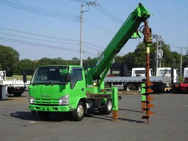 いすゞ エルフ 小型 高所・建柱車 建柱車 TKG-NKR85Nの中古トラック画像1