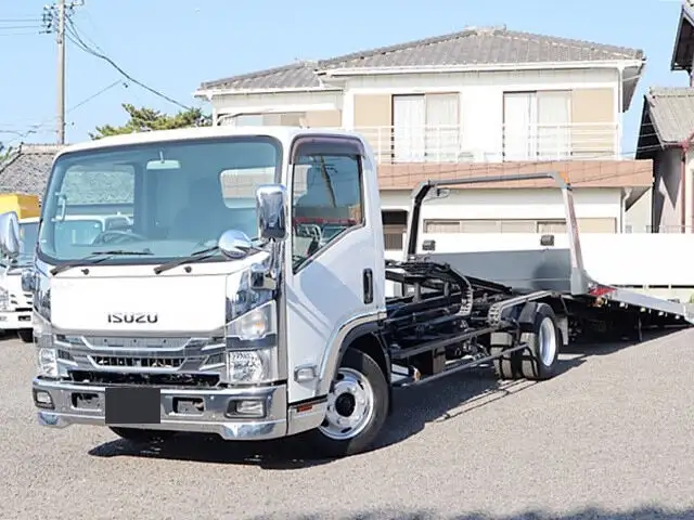いすゞ エルフ 小型 車両重機運搬 ラジコン ウインチの中古トラック画像1