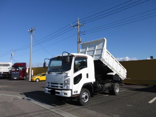 いすゞ フォワード 中型/増トン ダンプ 土砂禁 ステンレス張り｜画像1