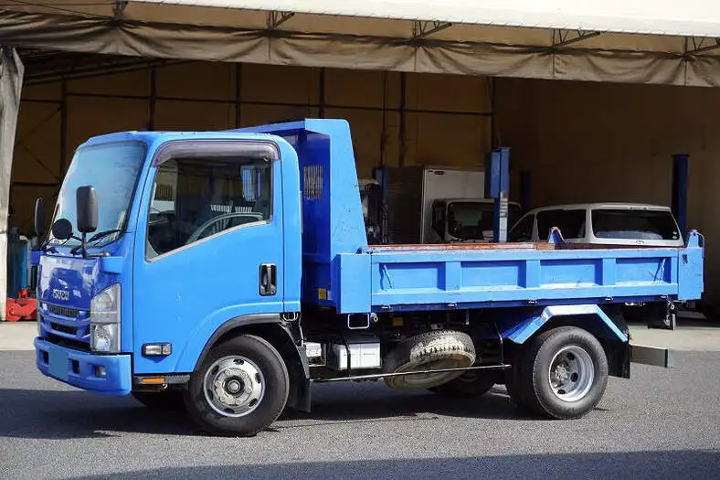 いすゞ エルフ 小型 ダンプ 強化 TKG-NPR85YNの中古トラック画像1