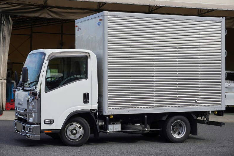いすゞ エルフ 小型 アルミバン TRG-NLR85AN H30｜画像1