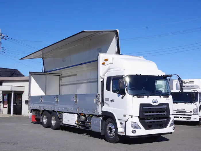 日産UD クオン 大型 冷凍冷蔵 冷凍ウイング スタンバイの中古トラック画像2