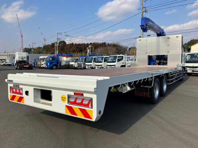 三菱 ファイター 中型/増トン 車両重機運搬 4段クレーン ラジコン｜画像2