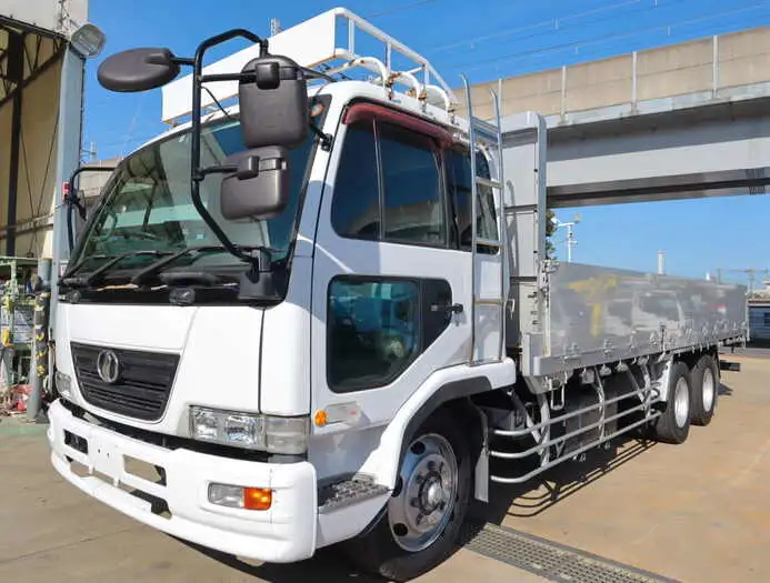 日産UD コンドル 中型/増トン 平ボディ 床鉄板 アルミブロックの中古トラック画像1