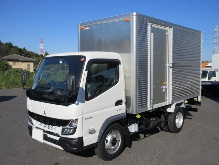 三菱 キャンター 小型 アルミバン セミロング