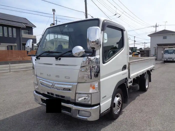 三菱 キャンター 小型 平ボディ 床鉄板 TPG-FBA00の中古トラック画像1