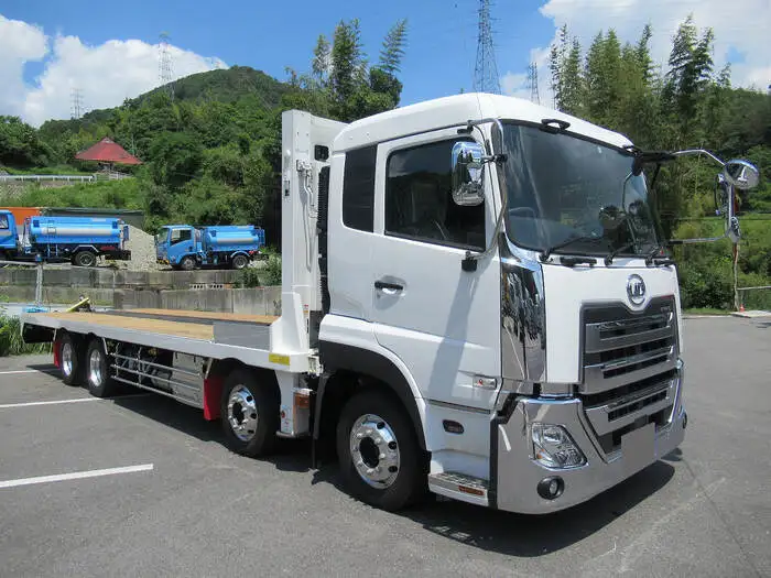 日産UD クオン 大型 車両重機運搬 ラジコン ウインチの中古トラック画像2