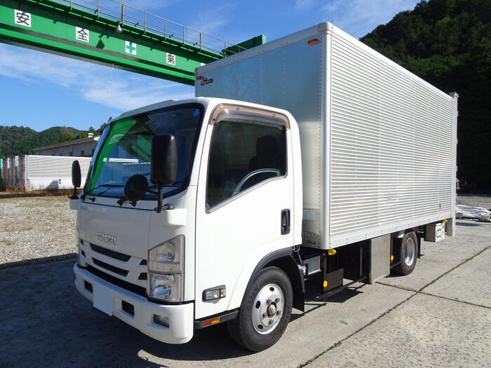 いすゞ エルフ 小型 アルミバン パワーゲート TRG-NPR85AN｜画像1