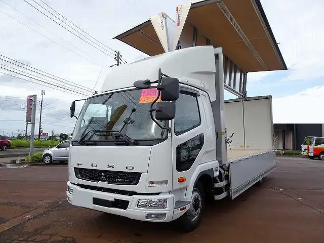 三菱 ファイター 中型/増トン ウイング エアサス ベッドの中古トラック画像1