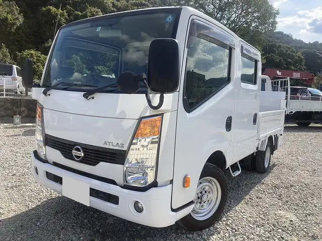 日産 アトラス 小型 平ボディ Wキャブ パワーゲートの中古トラック画像1