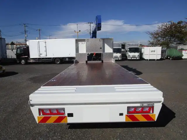 三菱 ファイター 中型/増トン 車両重機運搬 4段クレーン フックインの中古トラック画像4