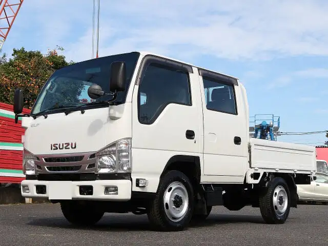 いすゞ エルフ 小型 平ボディ Wキャブ TRG-NHS85A｜画像1