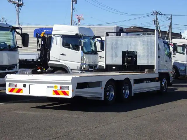 三菱 ファイター 中型/増トン 車両重機運搬 ウインチ ベッドの中古トラック画像3