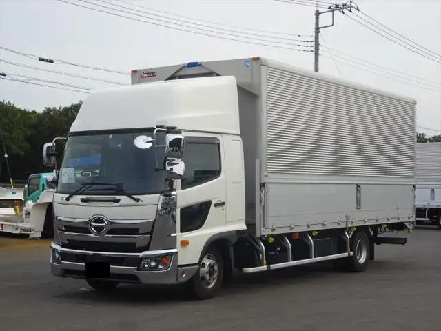 日野 レンジャー 中型/増トン ウイング エアサス ベッドの中古トラック画像1