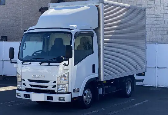 いすゞ エルフ 小型 アルミバン TRG-NLR85AN H30の中古トラック画像1