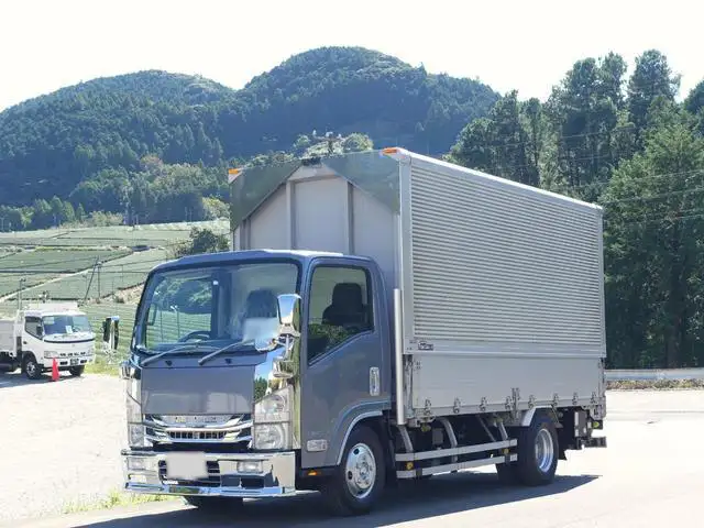 いすゞ エルフ 小型 ウイング パワーゲート BKG-NMR85Nの中古トラック画像1