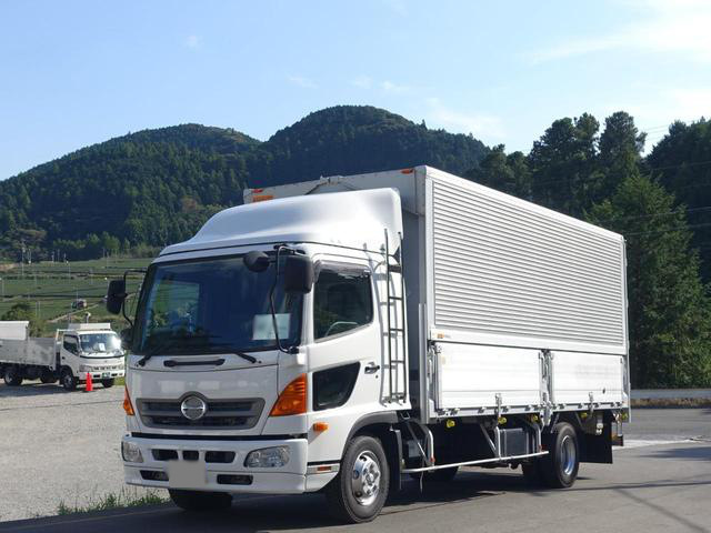 日野 レンジャー 中型 ウイング ベッド SKG-FD7JKAA｜画像1
