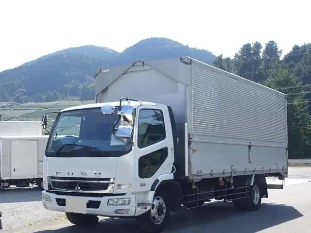 三菱 ファイター 中型/増トン ウイング エアサス PJ-FK75FZの中古トラック画像1