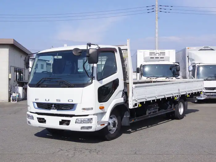 三菱 ファイター 中型/増トン 平ボディ 床鉄板 2KG-FK71Fの中古トラック画像1