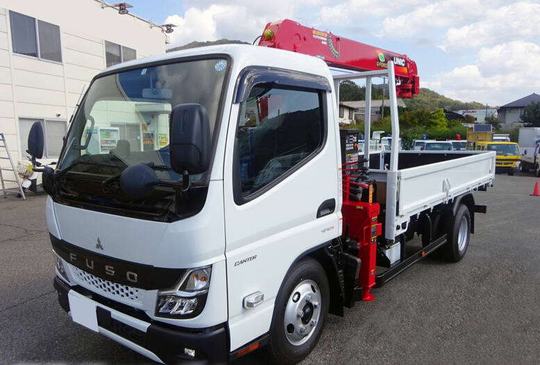 三菱 キャンター 小型 クレーン付 4段 ラジコン｜画像1