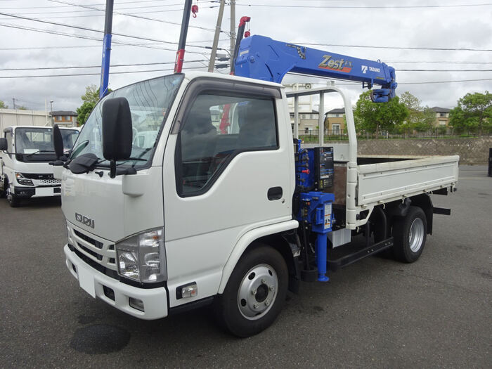 いすゞ エルフ 小型 クレーン付 セミロング 2RG-NKR88R