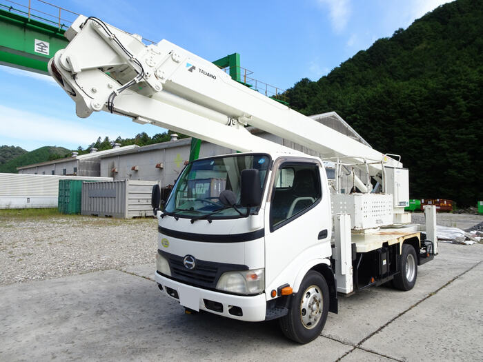 日野 デュトロ 小型 高所・建柱車 高所作業車 BDG-XZU334M｜画像1