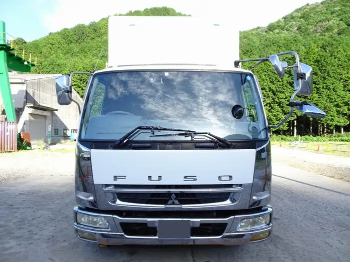 三菱 ファイター 中型/増トン アルミバン ベッド PA-FK61Fの中古トラック画像2