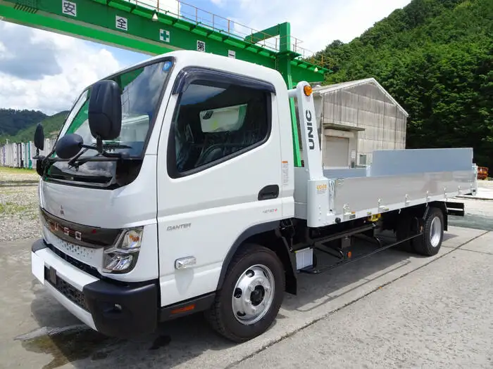 三菱 キャンター 小型 車両重機運搬 ラジコン ウインチの中古トラック画像1