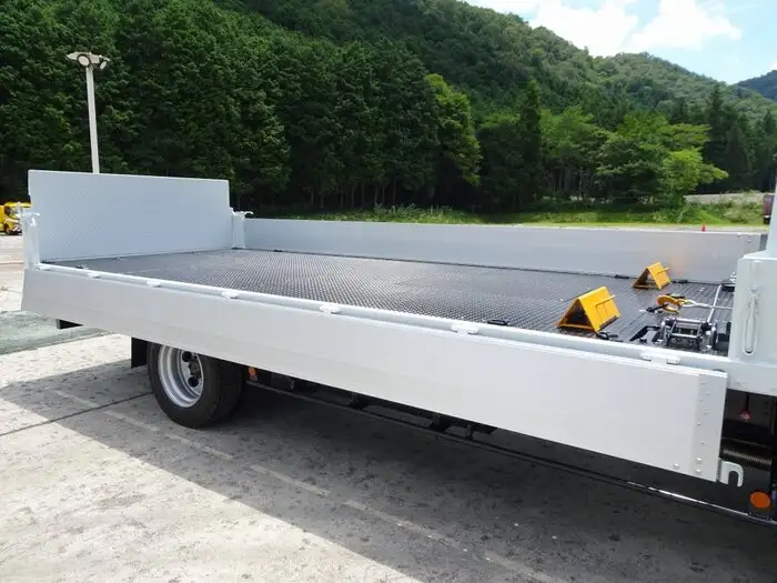三菱 キャンター 小型 車両重機運搬 ラジコン ウインチの中古トラック画像10
