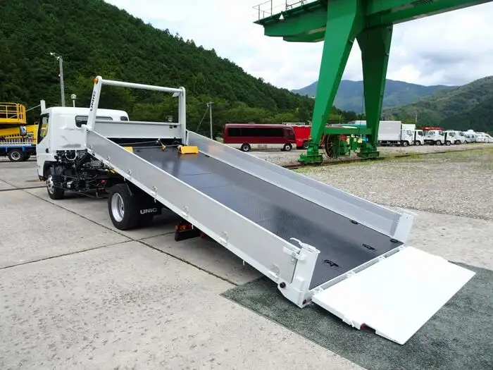 三菱 キャンター 小型 車両重機運搬 ラジコン ウインチの中古トラック画像6