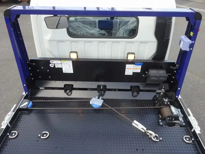 三菱 キャンター 小型 車両重機運搬 ラジコン ウインチの中古トラック画像7
