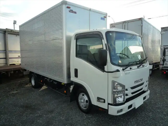 いすゞ エルフ 小型 アルミバン サイドドア TRG-NLR85ANの中古トラック画像2