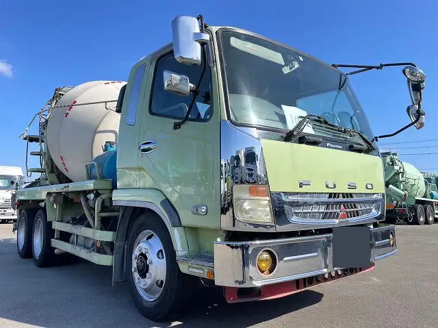 三菱 ファイター 中型/増トン ミキサー・ポンプ ベッド PJ-FQ62Fの中古トラック画像1