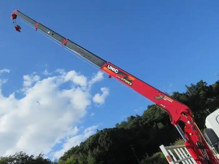 三菱 ファイター 中型/増トン 車両重機運搬 4段クレーン ラジコンの中古トラック画像9