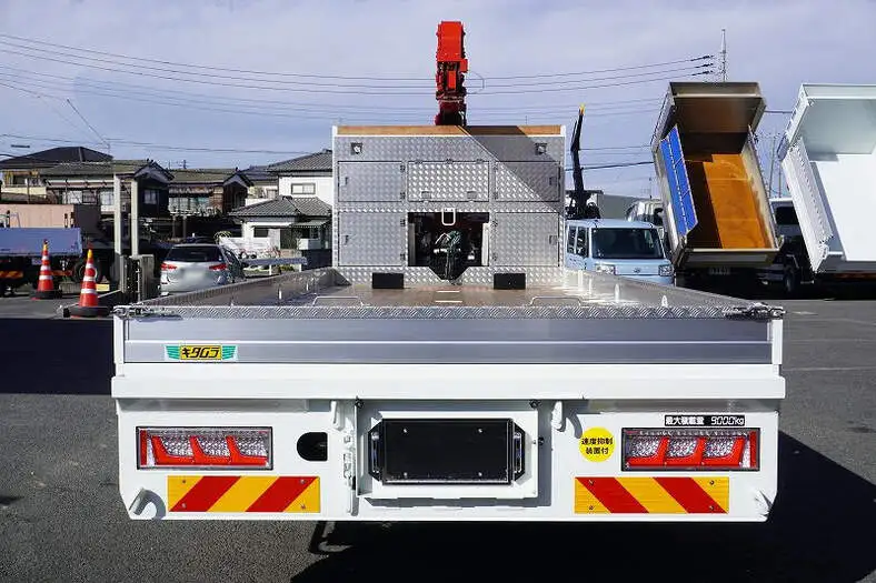 三菱 ファイター 中型/増トン 車両重機運搬 4段クレーン ラジコンの中古トラック画像3