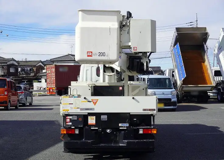 三菱 キャンター 小型 高所・建柱車 高所作業車 電工仕様の中古トラック画像3