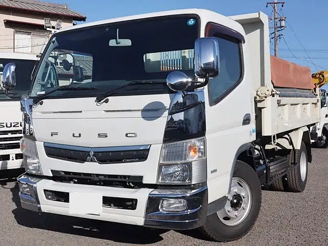 三菱 キャンター 小型 ダンプ 強化 コボレーンの中古トラック画像1