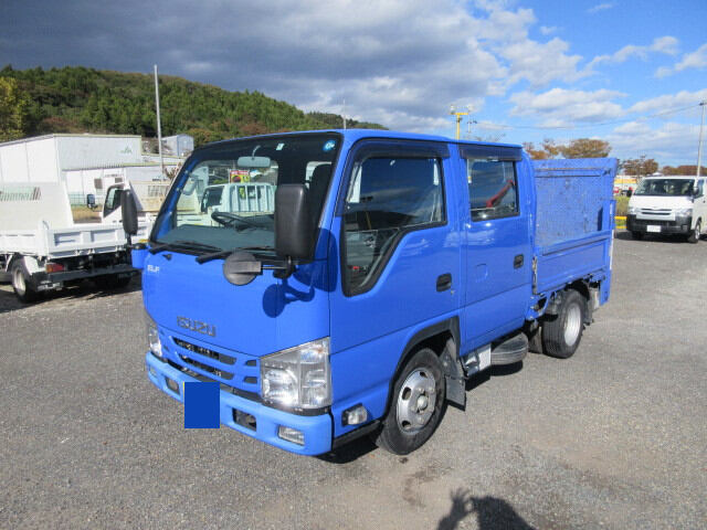 いすゞ エルフ 小型 平ボディ Wキャブ(ダブルキャブ) パワーゲート｜画像1