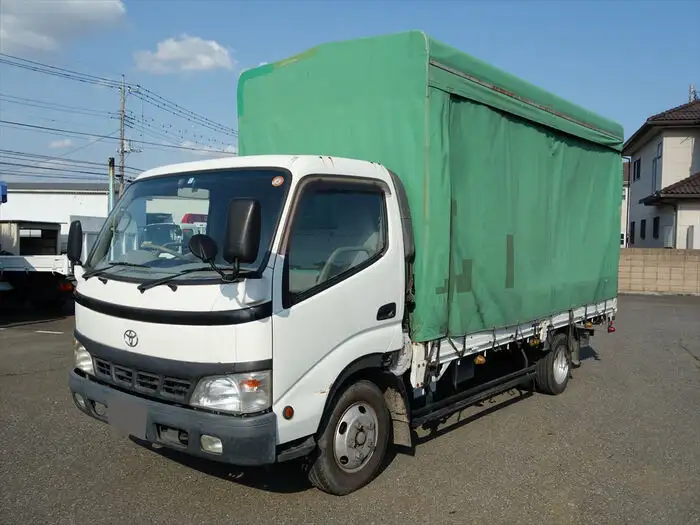 トヨタ ダイナ 小型 平ボディ 幌 床鉄板の中古トラック画像1