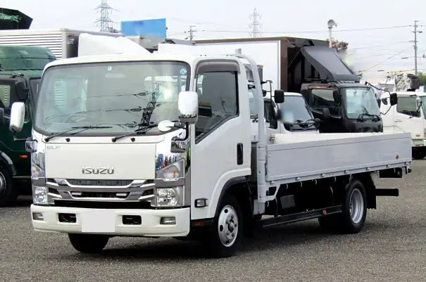 いすゞ エルフ 小型 平ボディ アルミブロック TRG-NNR85ARの中古トラック画像1