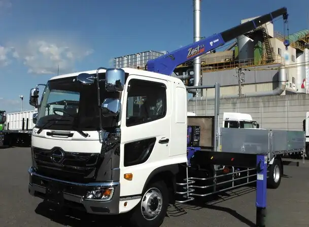 日野 レンジャー 中型/増トン クレーン付 アルミブロック 4段の中古トラック画像1