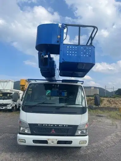 三菱 キャンター 小型 高所・建柱車 高所作業車 PA-FE83DEYの中古トラック画像2