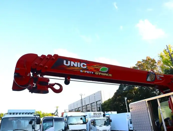 三菱 キャンター 小型 車両重機運搬 4段クレーン ラジコンの中古トラック画像7