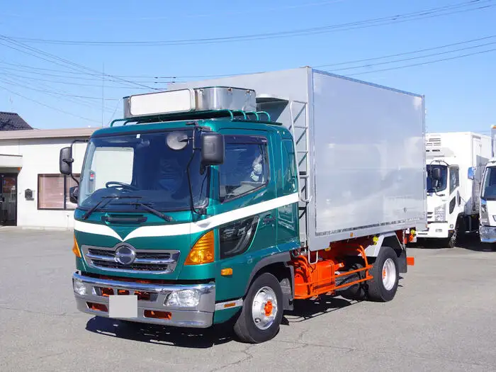 日野 レンジャー 中型/増トン ダンプ 土砂禁 ステンレス張りの中古トラック画像1