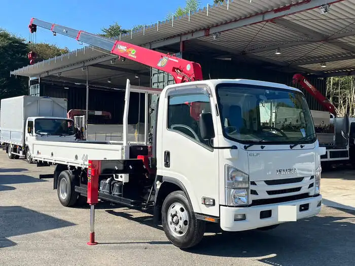 いすゞ エルフ 小型 クレーン付 4段 ラジコンの中古トラック画像2