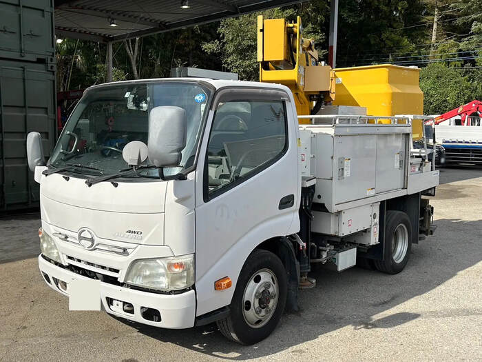 日野 デュトロ 小型 高所・建柱車 高所作業車 電工仕様｜画像1