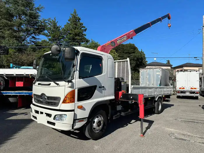 日野 レンジャー 中型/増トン クレーン付 4段 ラジコンの中古トラック画像1
