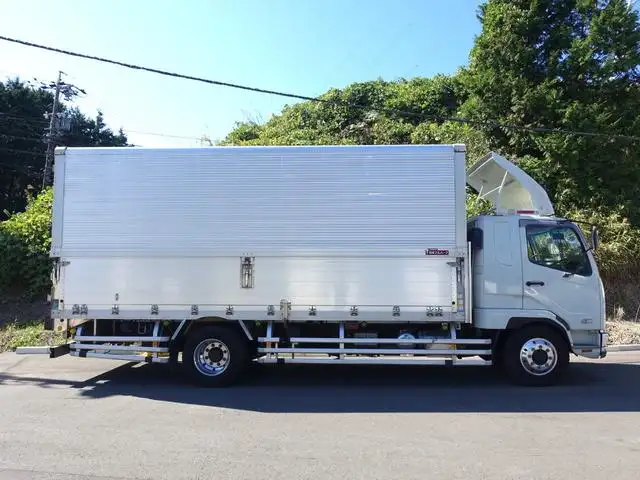 三菱 ファイター 中型/増トン ウイング エアサス ベッドの中古トラック画像2