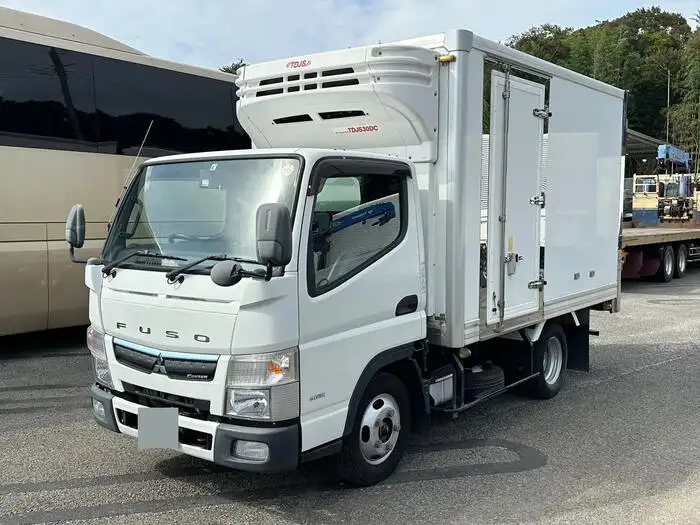 三菱 キャンター 小型 冷凍冷蔵 低温 床アルミの中古トラック画像1